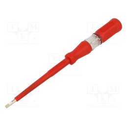 1 pcs x UNIOR - 617660 - Voltage tester, insulated, slot, 3,5x0,6mm, Blade length: 90mm