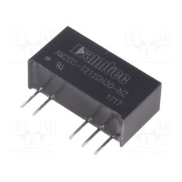 1 pcs x AIMTEC - AM2DS-1212DH30-NZ - Converter: DC/DC, 2W, Uin: 10.8÷13.2V, Uout: 12VDC, Uout2: -12VDC