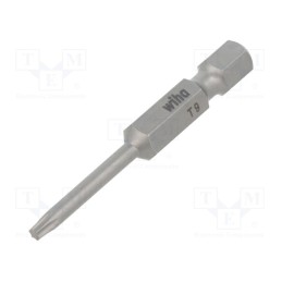 1 pcs x WIHA - 32305 - Screwdriver bit, Torx®, TX09, Overall len: 50mm, PROFESSIONAL