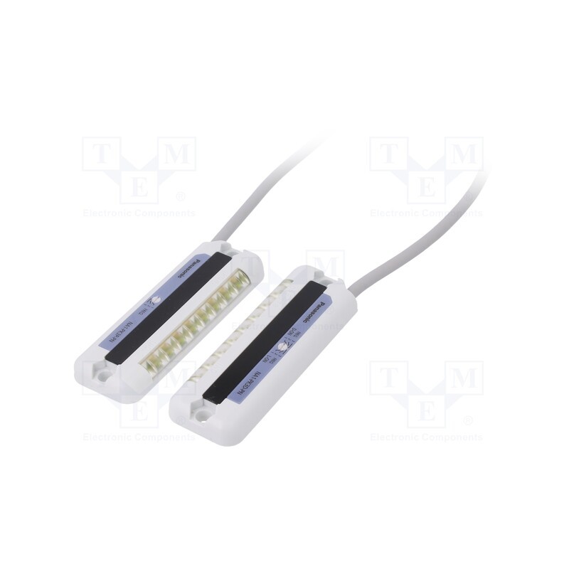 1 pcs x PANASONIC - NA1-PK3-PN - Area sensor, 30÷300mm, IP62, 12÷24VDC, lead 2m, -10÷55°C, &lt,10ms