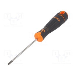 1 pcs x BAHCO - B193.000.075 - Screwdriver, Pozidriv®, PZ0, Blade length: 75mm