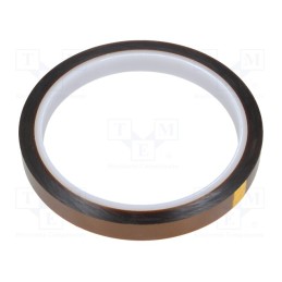 1 rol x ANTISTAT - 051-0001 - Tape: high temperature resistant, Thk: 0.07mm, 50%, amber, W: 10mm
