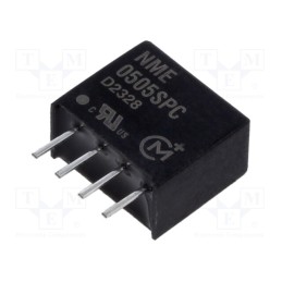 1 pcs x Murata Power Solutions - NME0505SPC - Converter: DC/DC, 1W, Uin: 4.5÷5.5V, Uout: 5VDC, Iout: 200mA, SIP
