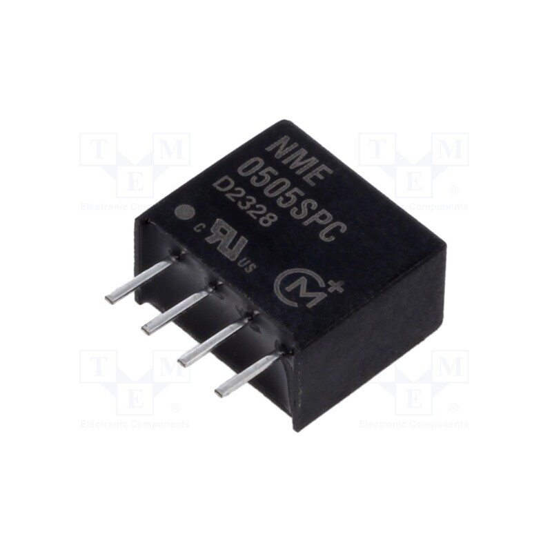 1 pcs x Murata Power Solutions - NME0505SPC - Converter: DC/DC, 1W, Uin: 4.5÷5.5V, Uout: 5VDC, Iout: 200mA, SIP