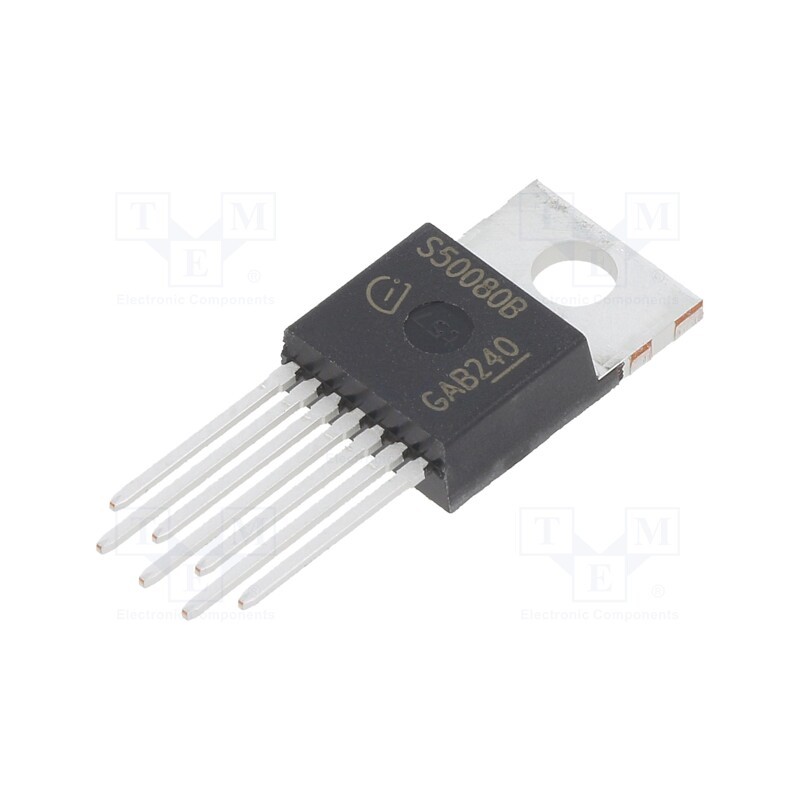 1 pcs x INFINEON TECHNOLOGIES - BTS50080-1TMB - IC: power switch, high-side, 9.5A, Ch: 1, N-Channel, THT