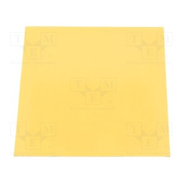 1 pcs x Wakefield Thermal - PL-05-5-1016-H - Heat transfer pad: silicone, L: 101.6mm, W: 101.6mm, golden, 5W/mK