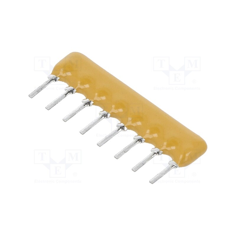 5 pcs x BOURNS - 4608X-102-182LF - Resistor network: X, THT, 1.8kΩ, ±2%, 0.3W, No.of resistors: 4, 100V