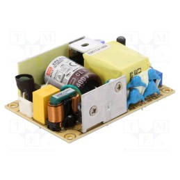 1 pcs x MEAN WELL - EPS-65S-5 - Power supply: switched-mode, open, 50W, 80÷264VAC, OUT: 1, 10A, 84%
