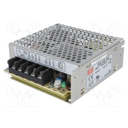 1 pcs x MEAN WELL - RS-50-48 - Power supply: switched-mode, for building in,modular, 50W, 48VDC