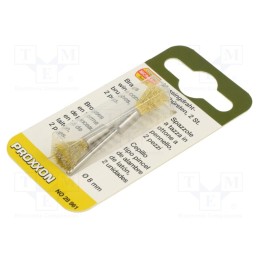1 pcg x PROXXON - 28961 - Brush, 8mm, Ø: 2.35mm, 2pcs.