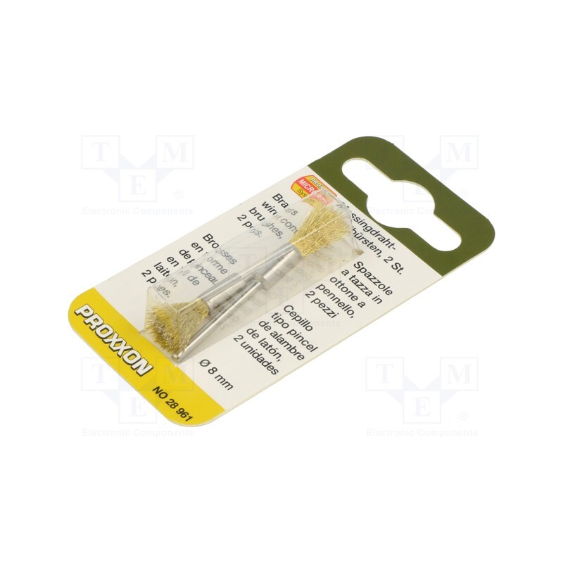 1 pcg x PROXXON - 28961 - Brush, 8mm, Ø: 2.35mm, 2pcs.