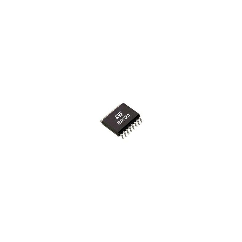 1 pcs : ISOSD61 - Analog to Digital Converters - ADC 16-bit isolated Sigma-Delta modulator, single-ended and LVDS interfaces