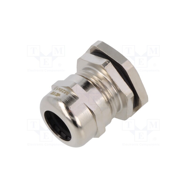 1 pcs x TE Connectivity - EM-SGL-M25-MET-A - Cable gland, M25, 1.5, IP68, brass, Entrelec
