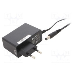 1 pcs x POS - POSC12200A-CN - Power supply: switched-mode, plug, 12VDC, 2A, 24W, Plug: EU, 86.2%