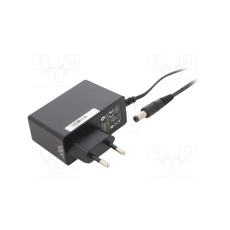 1 pcs x POS - POSC12200A-CN - Power supply: switched-mode, plug, 12VDC, 2A, 24W, Plug: EU, 86.2%