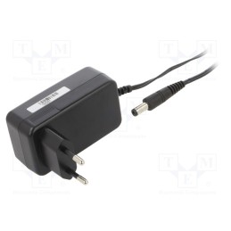 1 pcs x POS - POSC12150A-H-2555 - Power supply: switched-mode, plug, 12VDC, 1.5A, 18W, Plug: EU, 85%