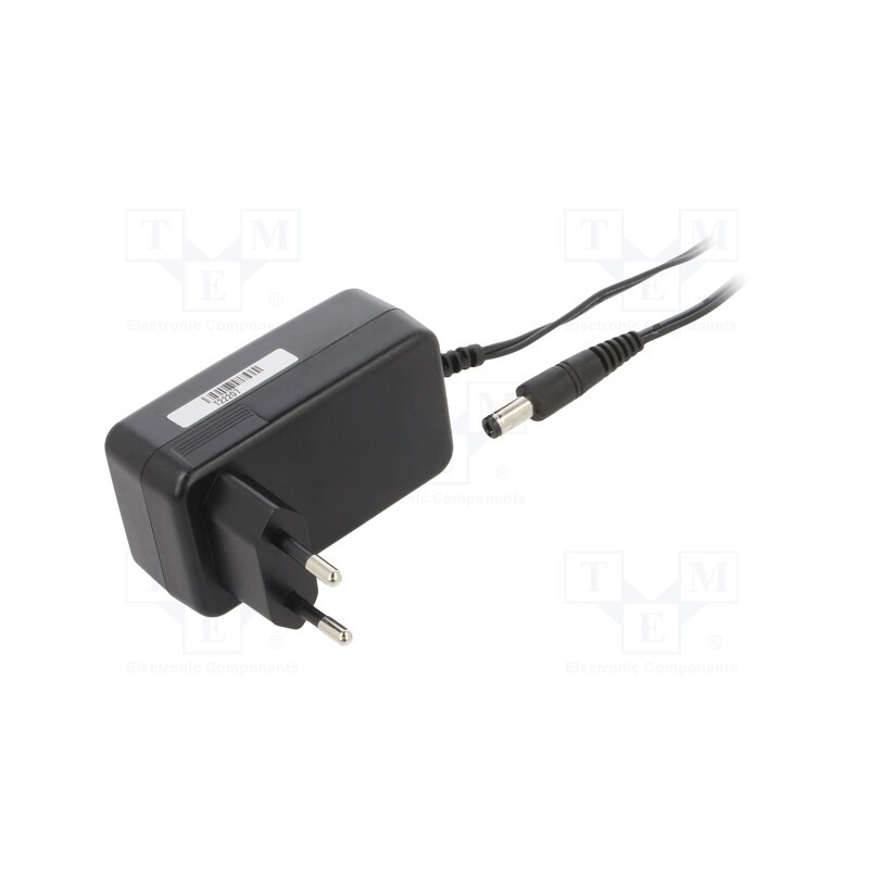 1 pcs x POS - POSC12150A-H-2555 - Power supply: switched-mode, plug, 12VDC, 1.5A, 18W, Plug: EU, 85%