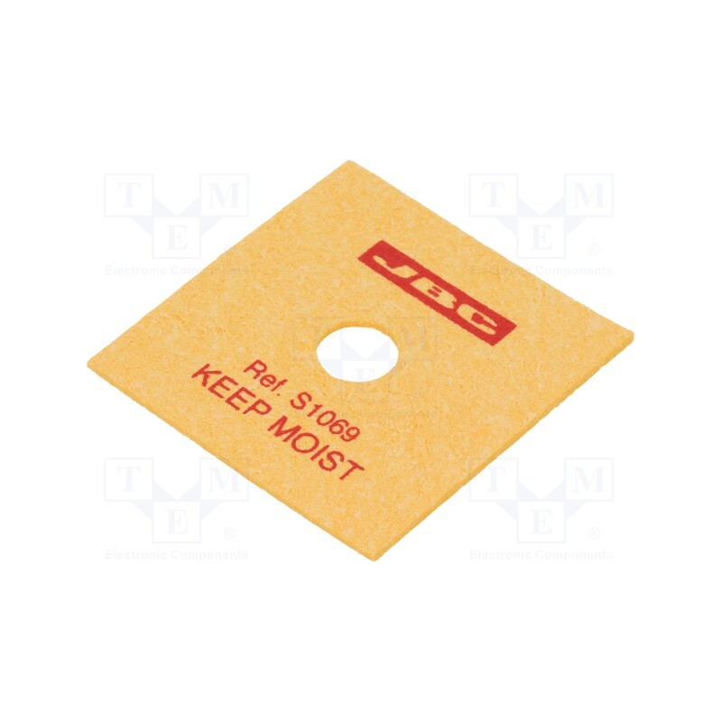 1 pcs x JBC TOOLS - S1069 - Tip cleaning sponge, for stand, JBC-AD2700, 47x47mm