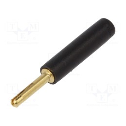 1 pcs x STu00c4UBLI - 24.0159-21 - Adapter, 2mm banana, black, gold-plated, 28.5mm, screw, Medical
