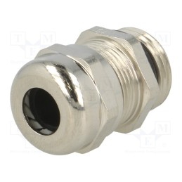 1 pcs x BM GROUP - 2517 - Cable gland, M16, 1.5, IP68, brass, Body plating: nickel