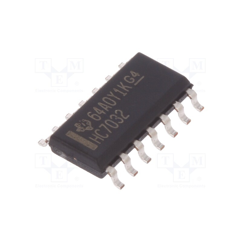 1 pcs x TEXAS INSTRUMENTS - SN74HC7032D - IC: digital, OR, Ch: 4, IN: 2, SMD, SO14, 2÷6VDC, HC