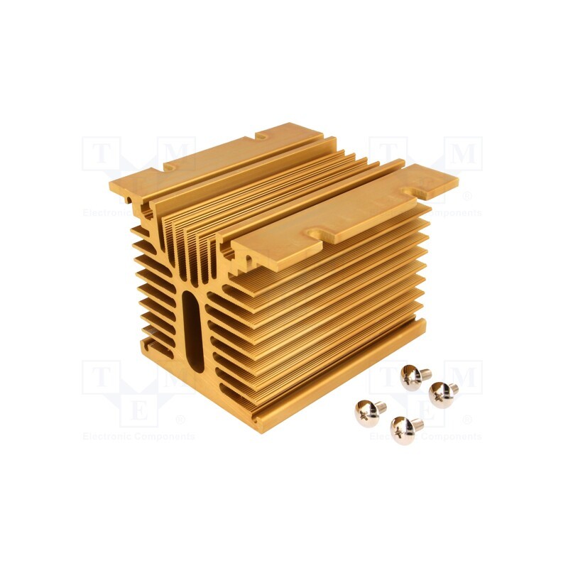 1 pcs x ANLY ELECTRONICS - HS-081-104P - Heatsink: extruded, Y, for three phase solid state relays