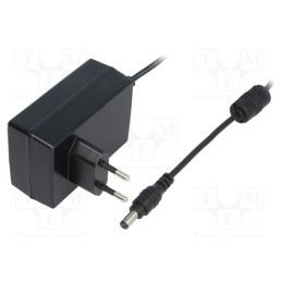 1 pcs x MEAN WELL - GST18E09-P1J - Power supply: switched-mode, plug, 9VDC, 2A, 18W, Plug: EU, 85%