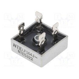 1 pcs x NTE Electronics - NTE5322 - Bridge rectifier: single-phase, Urmax: 200V, If: 25A, Ifsm: 400A