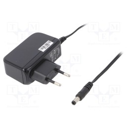1 pcs x CELLEVIA POWER - CLW-1505-W2E-ER - Power supply: switched-mode, plug, 5VDC, 3A, 15W, Plug: EU, 84%