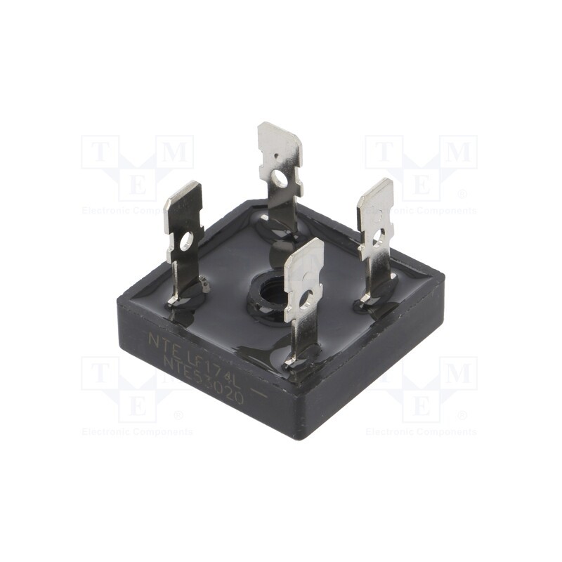 1 pcs x NTE Electronics - NTE53020 - Bridge rectifier: single-phase, Urmax: 1kV, If: 50A, Ifsm: 450A