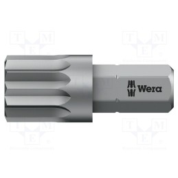 1 pcs x WERA - 5066170001 - Screwdriver bit, spline (12-angles), XZN M10, Overall len: 25mm