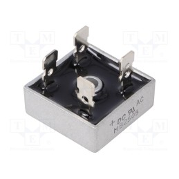 1 pcs x DC COMPONENTS - MB2505 - Bridge rectifier: single-phase, Urmax: 50V, If: 25A, Ifsm: 400A