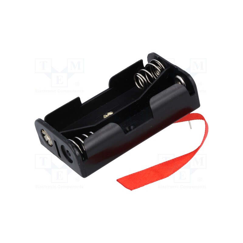 1 pcs x KEYSTONE - 2462RB - Holder, AA,R6, Batt.no: 2, PCB, Features: ejection strip