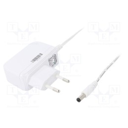 1 pcs x CELLEVIA POWER - CLW-1005-W2E-ER-WH - Power supply: switched-mode, plug, 5VDC, 2A, 10W, Plug: EU, 79%