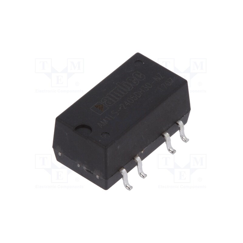 1 pcs x AIMTEC - AM1LS-2405DH30-NZ - Converter: DC/DC, 1W, Uin: 21.6÷26.4V, Uout: 5VDC, Uout2: -5VDC, SMD