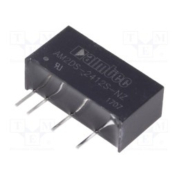 1 pcs x AIMTEC - AM2DS-2412S-NZ - Converter: DC/DC, 2W, Uin: 21.6÷26.4V, Uout: 12VDC, Iout: 167mA, SIP7