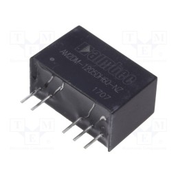1 pcs x AIMTEC - AM2DM-1205DH60-NZ - Converter: DC/DC, 2W, Uin: 10.8÷13.2V, Uout: 5VDC, Uout2: -5VDC, SIP7