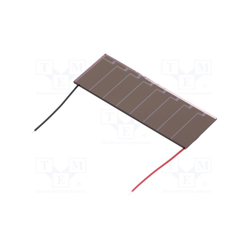 1 pcs x PANASONIC - AM-1805CA -AS - Photovoltaic cell, 55x20x1.1mm, 46.5uW, 15.5uA, 4.9V, 3VDC, 3g