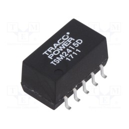 1 pcs x TRACO POWER - TSM 2415D - Converter: DC/DC, 1W, Uin: 21.6÷26.4V, Uout: 15VDC, Uout2: -15VDC