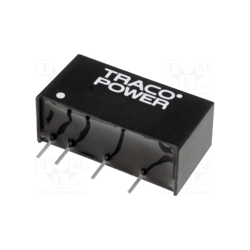 1 pcs x TRACO POWER - TMH 1205S - Converter: DC/DC, 2W, Uin: 10.8÷13.2V, Uout: 5VDC, Iout: 400mA, SIP7