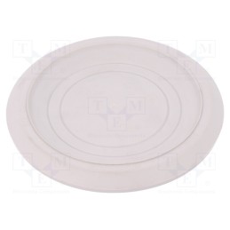 1 pcs x HT HI TECH POLYMERS - HSS-M120-TPE - Grommet, Ømount.hole: 120mm, elastomer thermoplastic TPE, grey