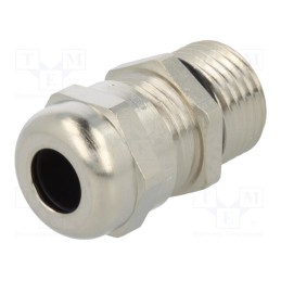 1 pcs x HUMMEL - 1.609.0900.60 - Cable gland, with long thread, PG9, IP68, brass