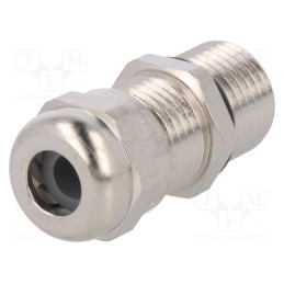 1 pcs x HUMMEL - 1.609.0700.61 - Cable gland, with long thread, PG7, IP68, brass