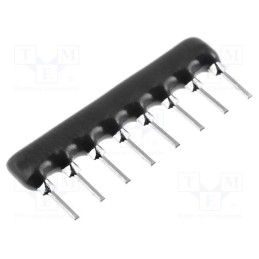 5 pcs x ROYAL OHM - RNLB08G0152B0E - Resistor network: Y, THT, 1.5kΩ, ±2%, 0.2W, No.of resistors: 4, 100V