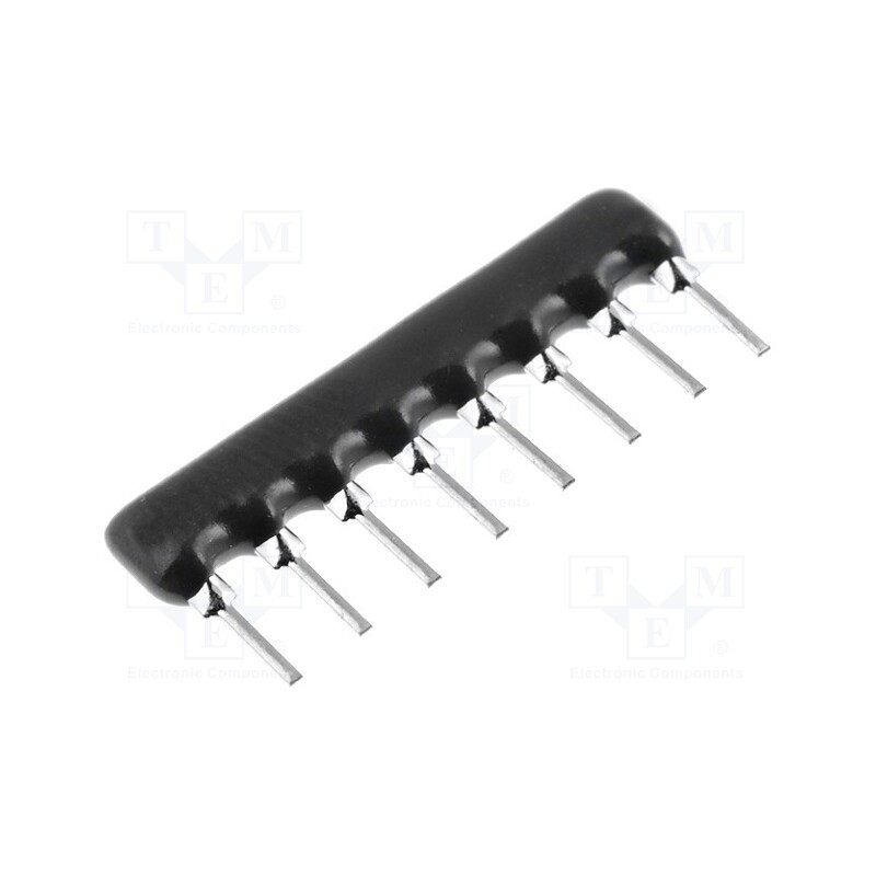 5 pcs x ROYAL OHM - RNLB08G0152B0E - Resistor network: Y, THT, 1.5kΩ, ±2%, 0.2W, No.of resistors: 4, 100V