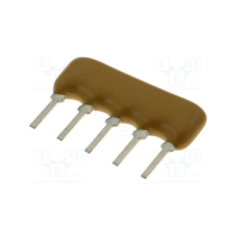 5 pcs x BOURNS - 4605X-101-223LF - Resistor network: X, THT, 22kΩ, ±2%, 0.2W, No.of resistors: 4, 100V