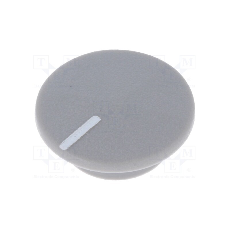 5 pcs x CLIFF - CL1770 - Cap, plastic, push-in, grey, K21