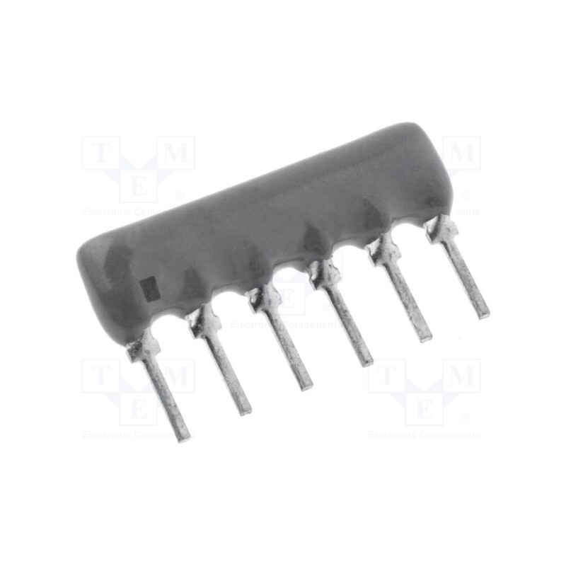 5 pcs x ROYAL OHM - RNLB06G0103B0E - Resistor network: Y, THT, 10kΩ, ±2%, 0.2W, No.of resistors: 3, 100V