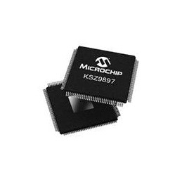 1 pcs : KSZ9897STXI - Ethernet ICs 7-port GigE Managed Switch with SGMII, EEE, WOL, QoS, LinkMD, Industrial temp.