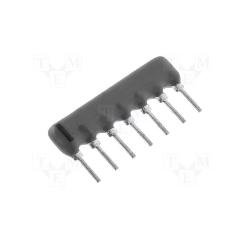 5 pcs x ROYAL OHM - RNLA07G0104B0E - Resistor network: X, THT, 100kΩ, ±2%, 0.125W, No.of resistors: 6
